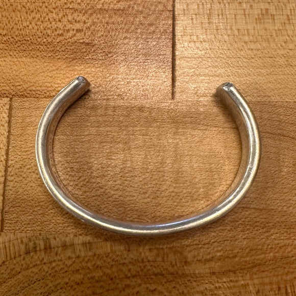 VTG Tiffany & Co 1837 Basics cuff sterling silver w/box, pouch & cleaning card - Picture 4 of 9